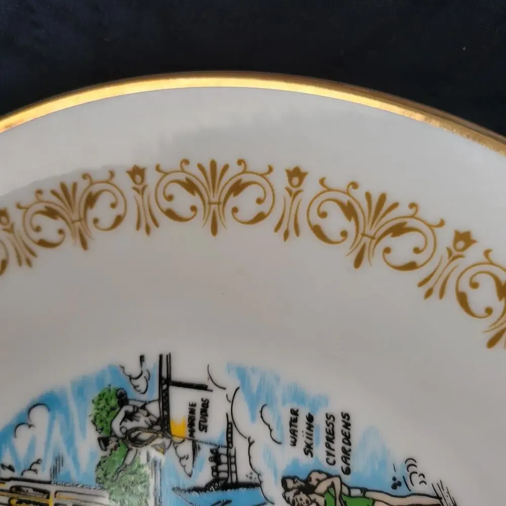 Sheffield Fine China of‎ Florida Imperial Gold Trim Top Quality